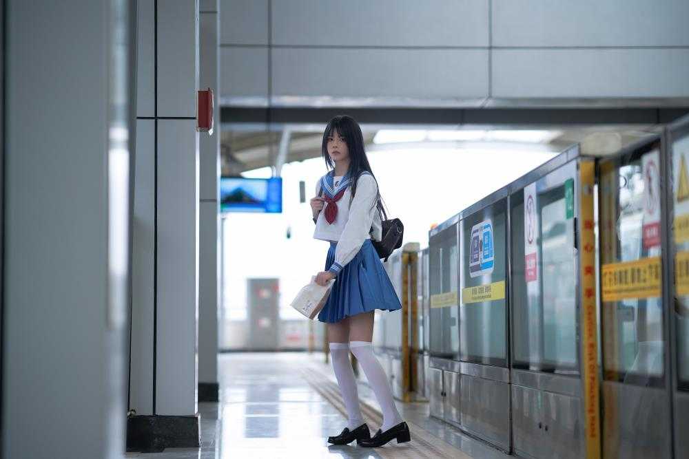 桜桃喵 – 地铁JK [33P/527M](3